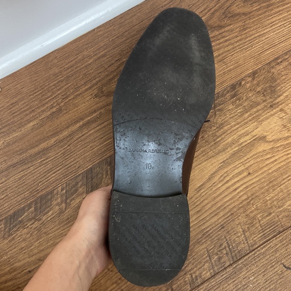 Brown Italian leather Oxford shoes - banana republic - Picture 5 of 5